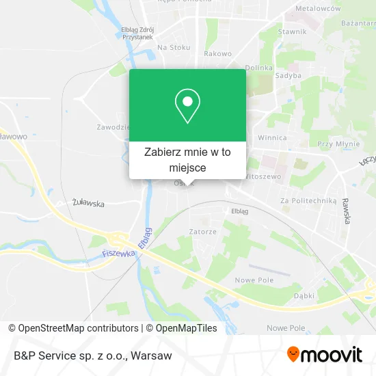 Mapa B&P Service sp. z o.o.