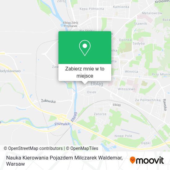 Mapa Nauka Kierowania Pojazdem Milczarek Waldemar