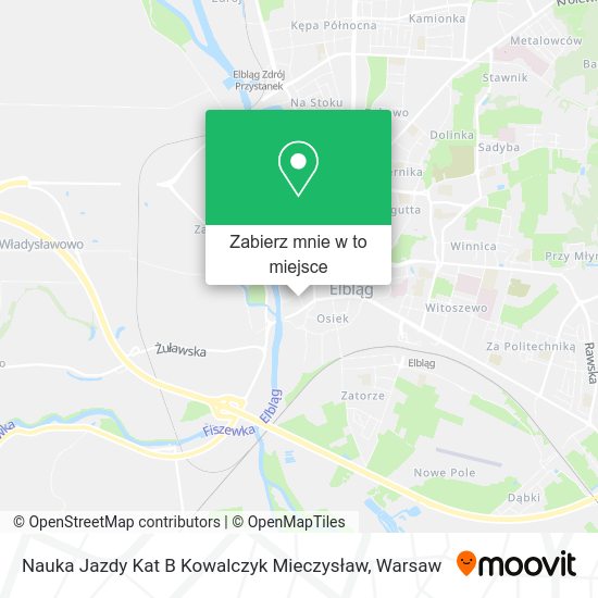 Mapa Nauka Jazdy Kat B Kowalczyk Mieczysław