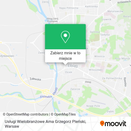 Mapa Usługi Wielobranżowe Ama Grzegorz Pleński