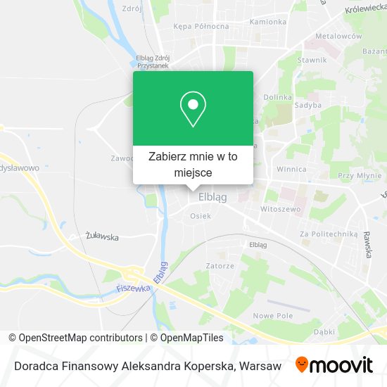 Mapa Doradca Finansowy Aleksandra Koperska