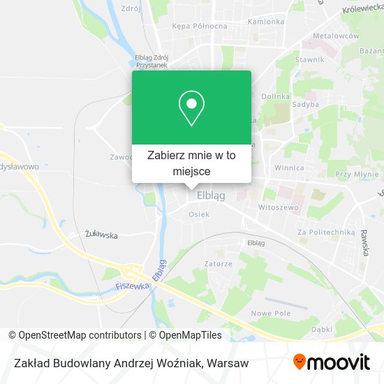 Mapa Zakład Budowlany Andrzej Woźniak