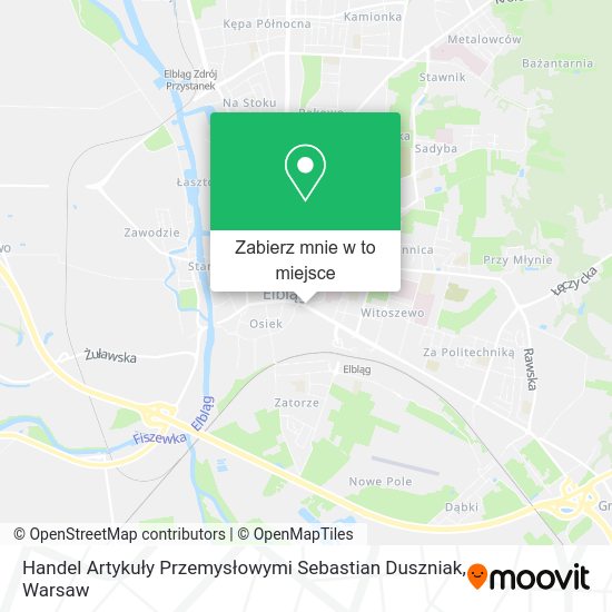 Mapa Handel Artykuły Przemysłowymi Sebastian Duszniak