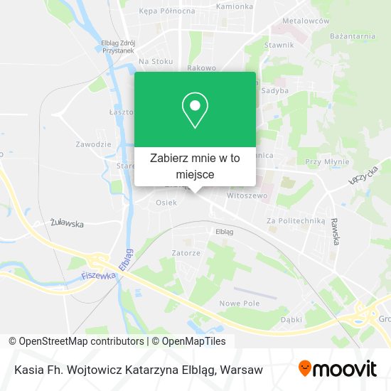 Mapa Kasia Fh. Wojtowicz Katarzyna Elbląg