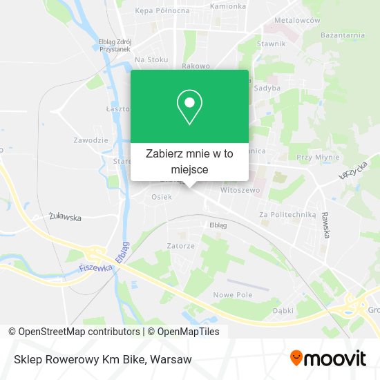 Mapa Sklep Rowerowy Km Bike