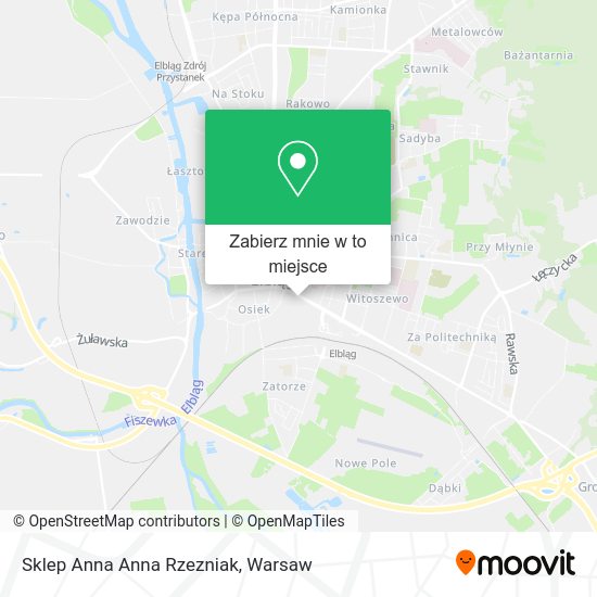 Mapa Sklep Anna Anna Rzezniak