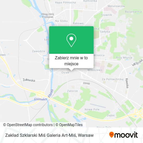 Mapa Zakład Szklarski Miś Galeria Art-Miś