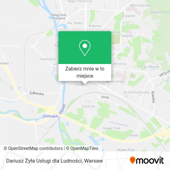 Mapa Dariusz Żyła Usługi dla Ludności