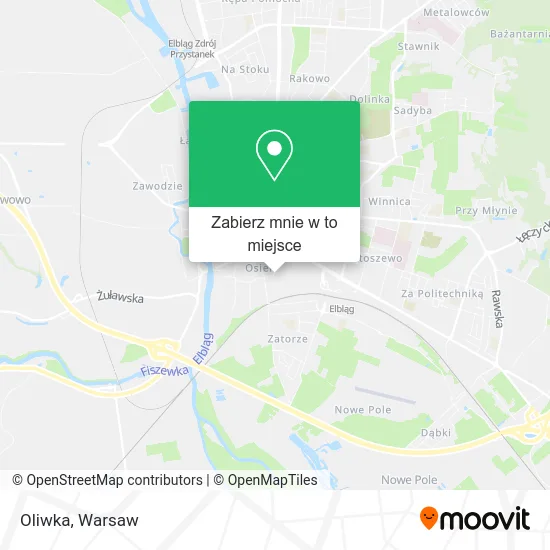 Mapa Oliwka