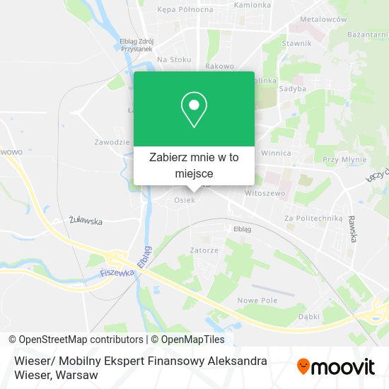 Mapa Wieser/ Mobilny Ekspert Finansowy Aleksandra Wieser