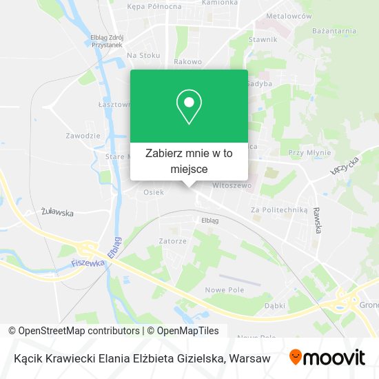 Mapa Kącik Krawiecki Elania Elżbieta Gizielska