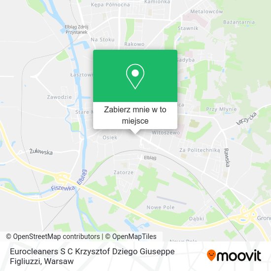 Mapa Eurocleaners S C Krzysztof Dziego Giuseppe Figliuzzi