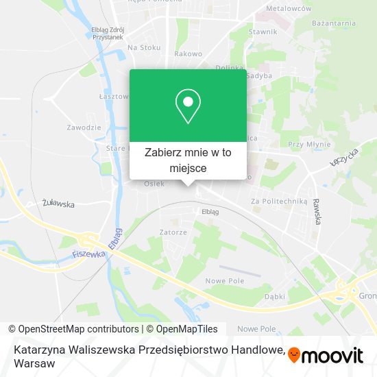 Mapa Katarzyna Waliszewska Przedsiębiorstwo Handlowe