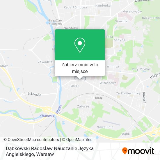 Mapa Dąbkowski Radosław Nauczanie Języka Angielskiego