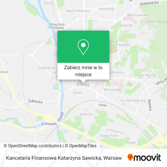 Mapa Kancelaria Finansowa Katarzyna Sawicka