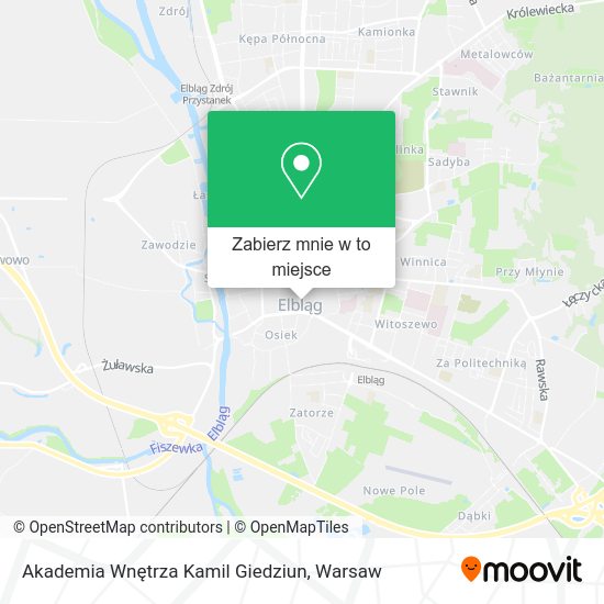 Mapa Akademia Wnętrza Kamil Giedziun