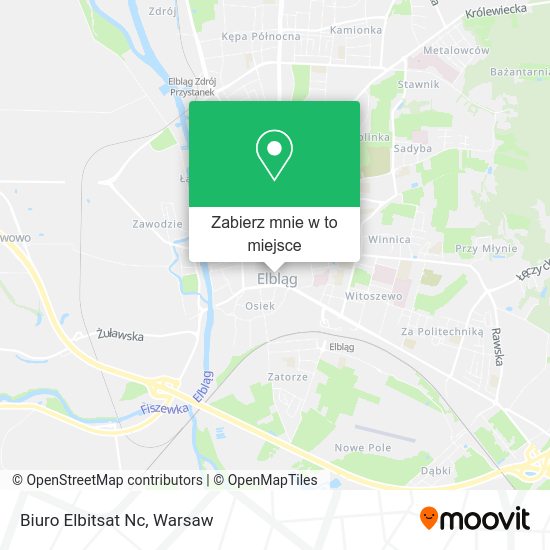 Mapa Biuro Elbitsat Nc