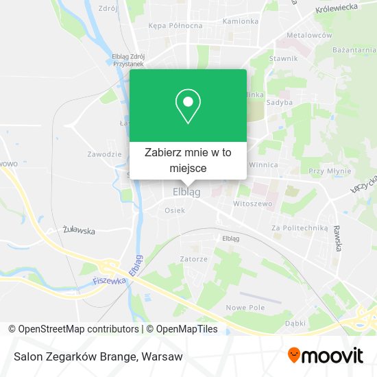 Mapa Salon Zegarków Brange