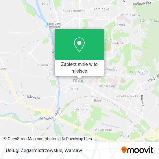 Mapa Usługi Zegarmistrzowskie