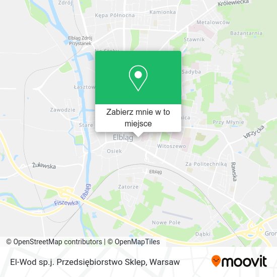 Mapa El-Wod sp.j. Przedsiębiorstwo Sklep