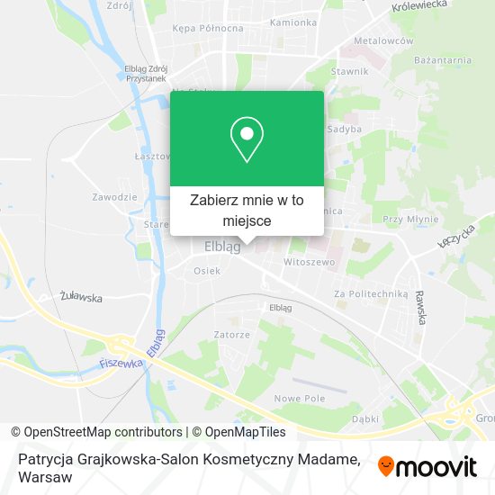 Mapa Patrycja Grajkowska-Salon Kosmetyczny Madame