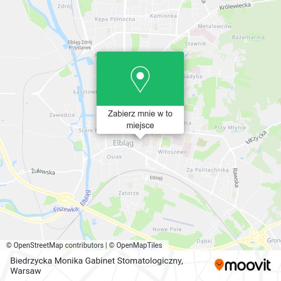 Mapa Biedrzycka Monika Gabinet Stomatologiczny