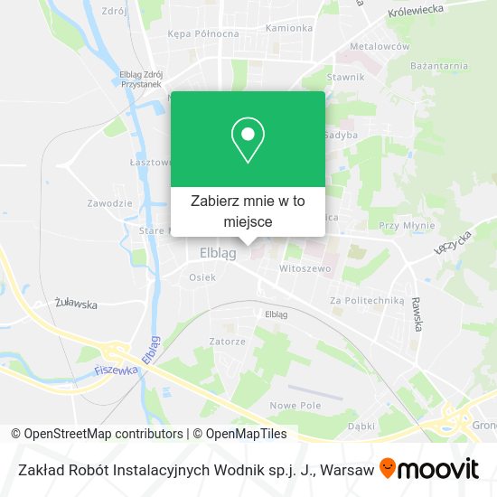 Mapa Zakład Robót Instalacyjnych Wodnik sp.j. J.