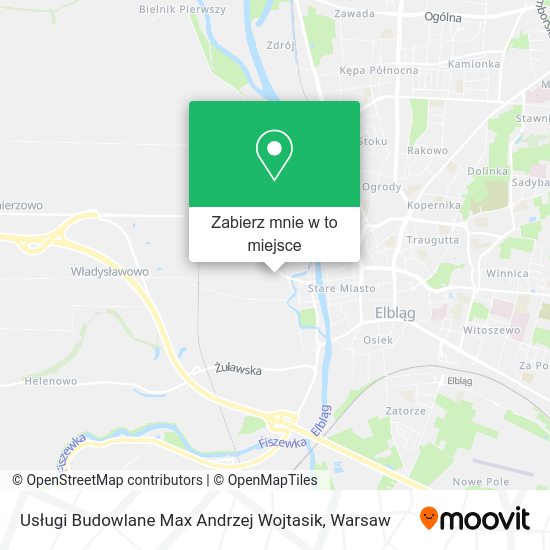 Mapa Usługi Budowlane Max Andrzej Wojtasik