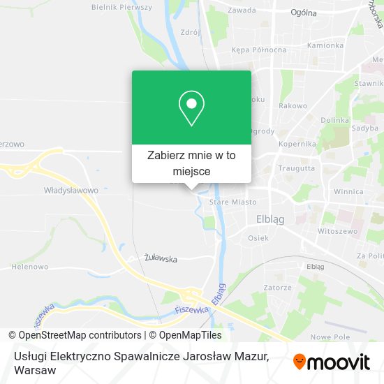 Mapa Usługi Elektryczno Spawalnicze Jarosław Mazur