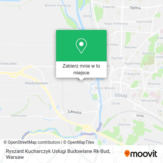 Mapa Ryszard Kucharczyk Usługi Budowlane Rk-Bud