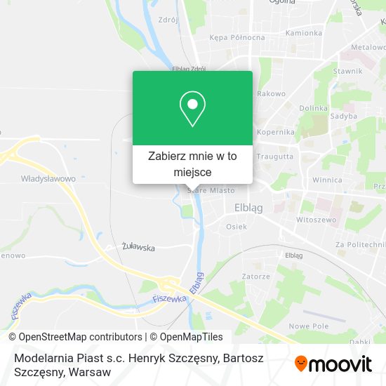 Mapa Modelarnia Piast s.c. Henryk Szczęsny, Bartosz Szczęsny