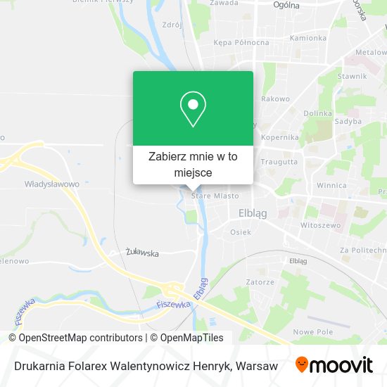 Mapa Drukarnia Folarex Walentynowicz Henryk