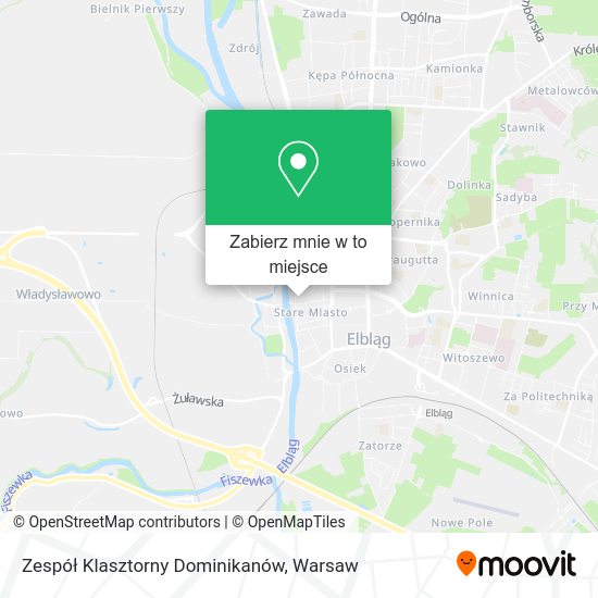 Mapa Zespół Klasztorny Dominikanów