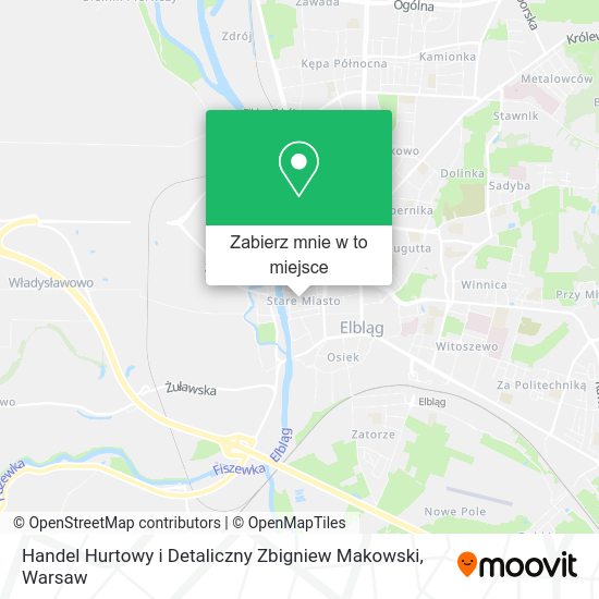 Mapa Handel Hurtowy i Detaliczny Zbigniew Makowski