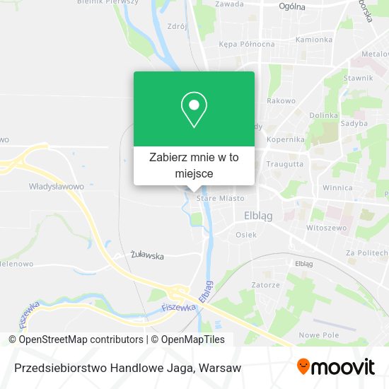 Mapa Przedsiebiorstwo Handlowe Jaga