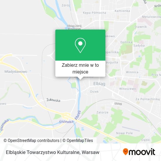 Mapa Elbląskie Towarzystwo Kulturalne