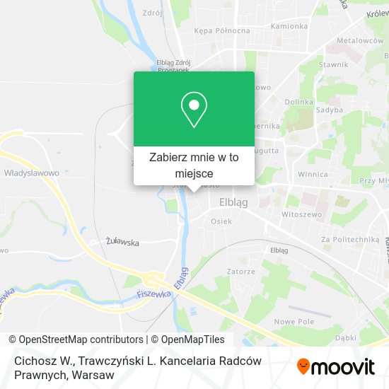 Mapa Cichosz W., Trawczyński L. Kancelaria Radców Prawnych