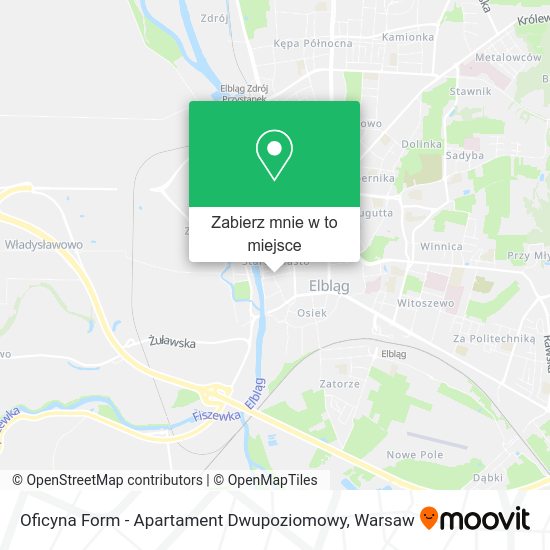 Mapa Oficyna Form - Apartament Dwupoziomowy