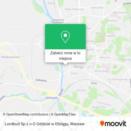 Mapa Lordbud Sp z o O Oddział w Elblągu