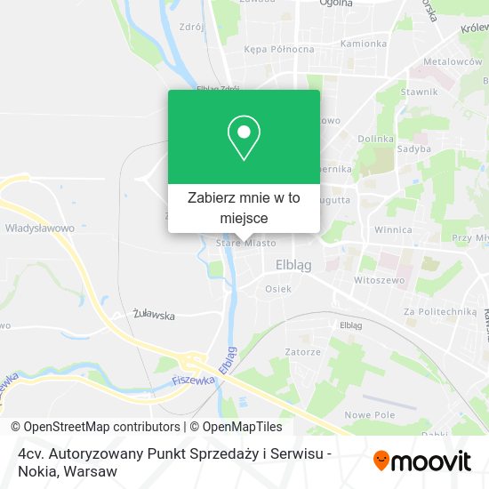 Mapa 4cv. Autoryzowany Punkt Sprzedaży i Serwisu - Nokia