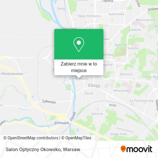 Mapa Salon Optyczny Okowoko