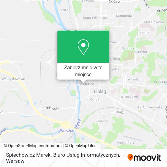 Mapa Spiechowicz Marek. Biuro Usług Informatycznych