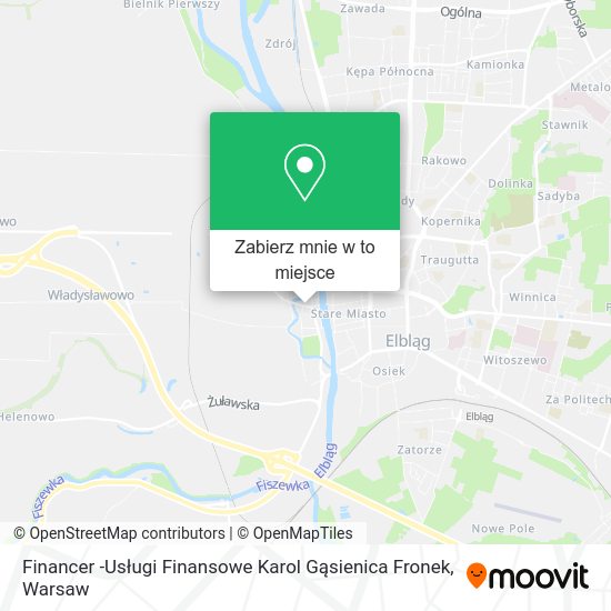 Mapa Financer -Usługi Finansowe Karol Gąsienica Fronek