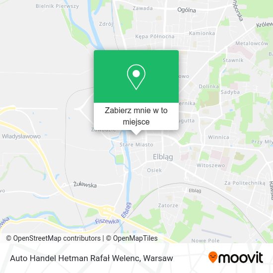 Mapa Auto Handel Hetman Rafał Welenc