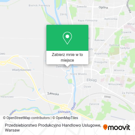 Mapa Przedsiebiorstwo Produkcyjno Handlowo Uslugowe