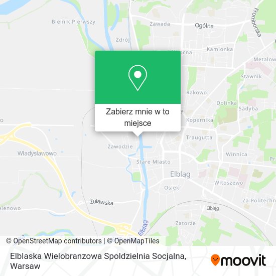 Mapa Elblaska Wielobranzowa Spoldzielnia Socjalna