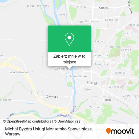 Mapa Michał Byzdra Usługi Montersko-Spawalnicze