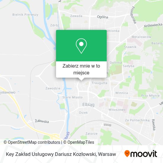 Mapa Key Zakład Usługowy Dariusz Kozłowski