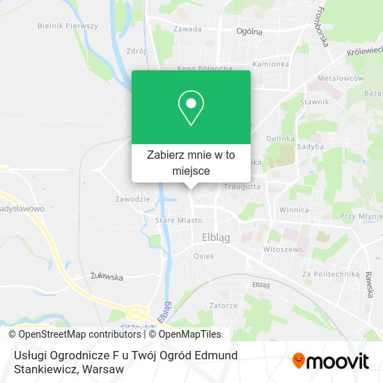 Mapa Usługi Ogrodnicze F u Twój Ogród Edmund Stankiewicz