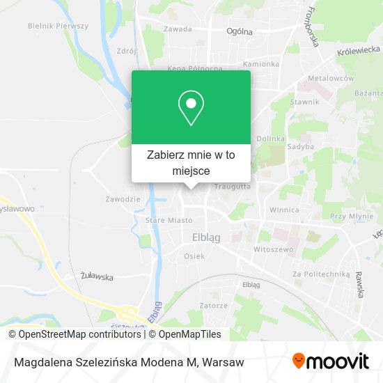 Mapa Magdalena Szelezińska Modena M